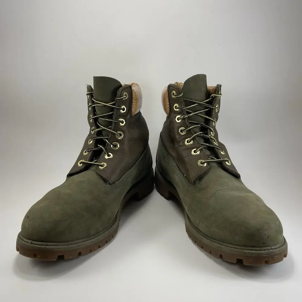 Timberland Midnight Countdown Cork Edition Mens Size 10.5 Green Nubuck, Rare